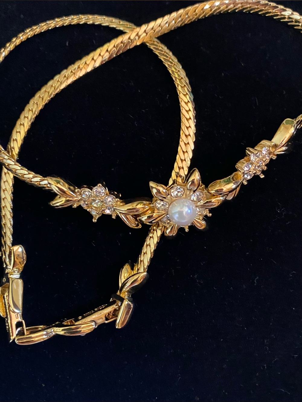 Nina Ricci Gold-Tone Chain Bracelet
